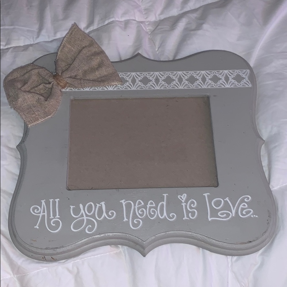 Altard state “all you need is love” picture frame
